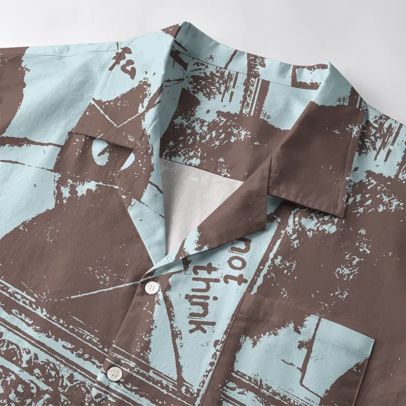 Tokyo-Tiger Cat Looking In The Mirror Aloha Hawaiian Shirt