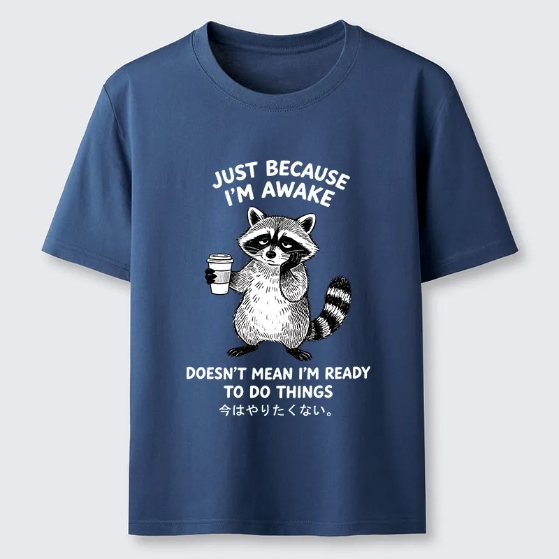 Tokyo-Tiger Tired Raccoon Coffee Classic T-Shirt Sale