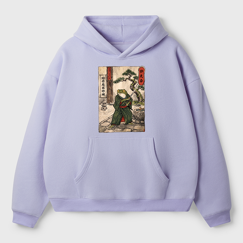 Tokyo-Tiger Samurai Frog Training Adult Fleece Hoodie