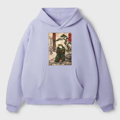 Tokyo-Tiger Samurai Frog Training Adult Fleece Hoodie