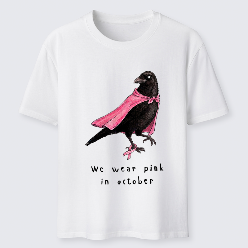 Tokyo-Tiger Pink Ribbon Raven Breast Cancer Awareness Classic T-Shirt