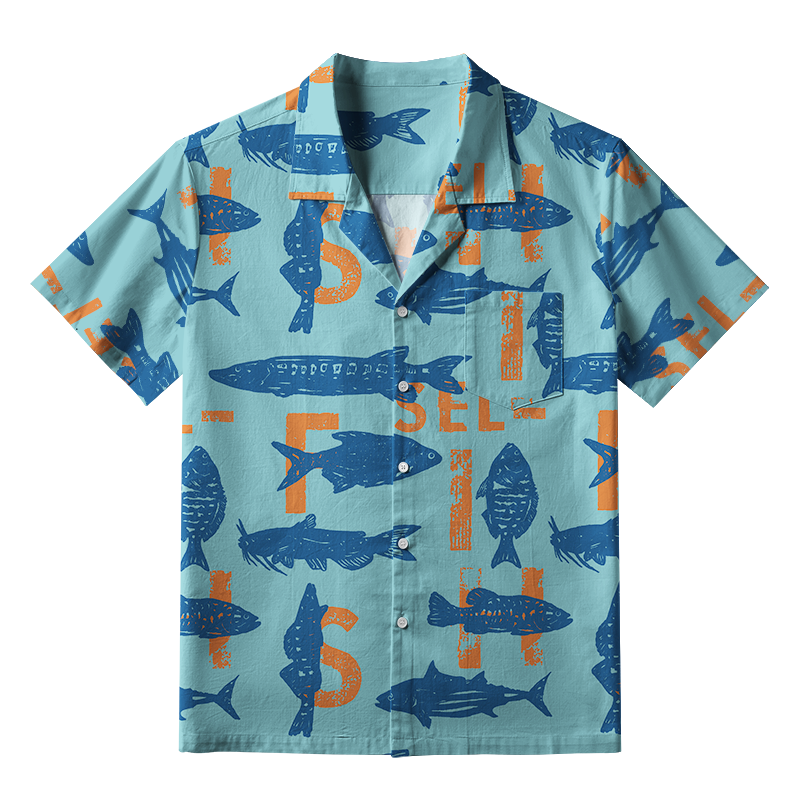 Tokyo-Tiger Different Types Of Fish Aloha Hawaiian Shirt