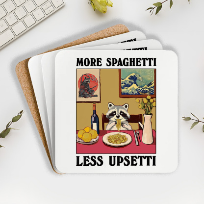 Tokyo-Tiger More Spaghetti Less Upsetti Japanese Coaster