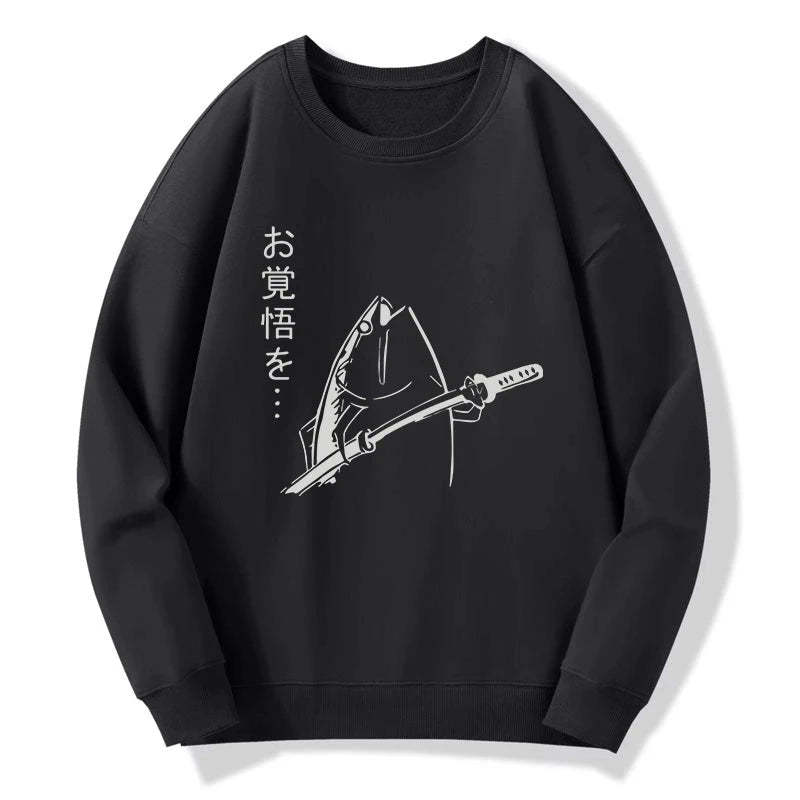 Tokyo-Tiger The Fish With The Knife Japanese Sweatshirt