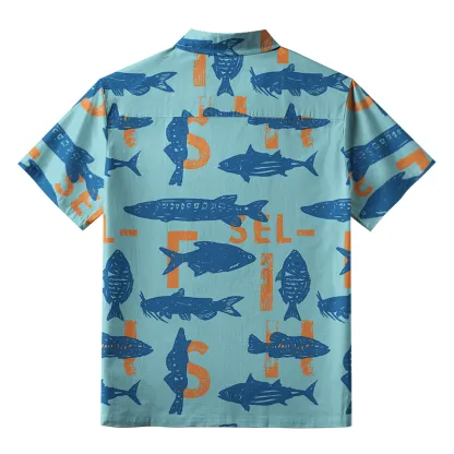 Tokyo-Tiger Different Types Of Fish Aloha Hawaiian Shirt