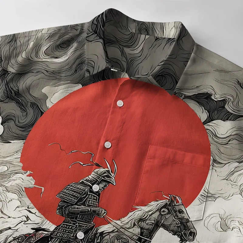 Tokyo-Tiger The Last Samurai Button-up Shirt
