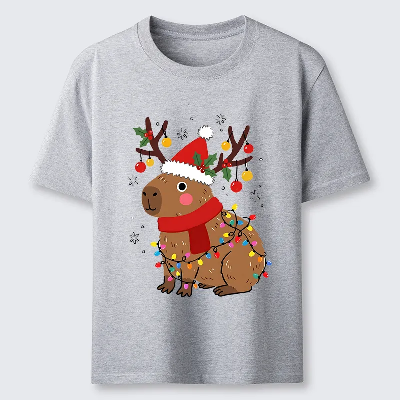 Tokyo-Tiger Cute Christmas Capybara Classic T-Shirt