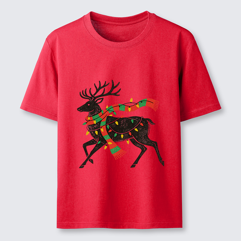 Tokyo-Tiger Christmas Light Reindeer Classic T-Shirt