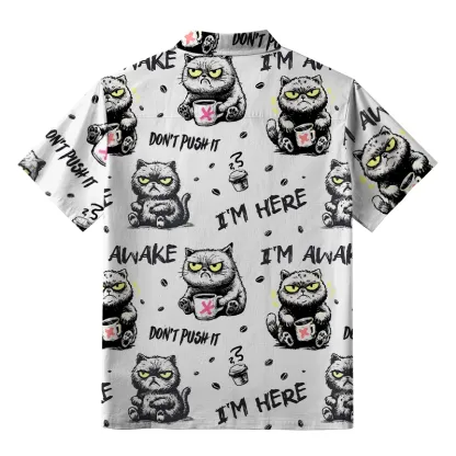 Tokyo-Tiger I'm Awake Button-up Shirt