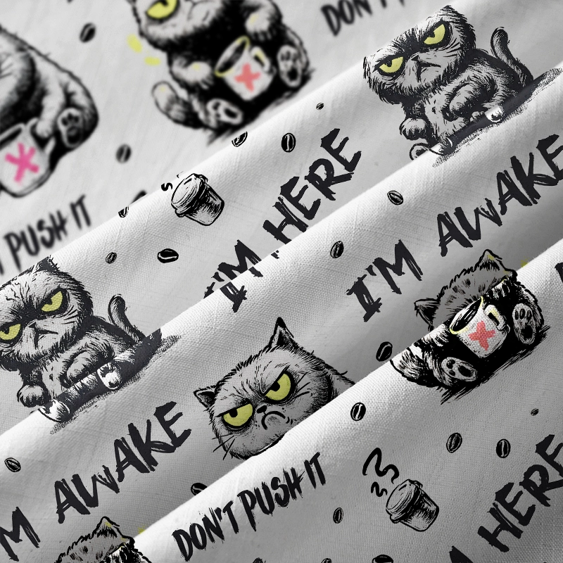 Tokyo-Tiger I'm Awake Button-up Shirt