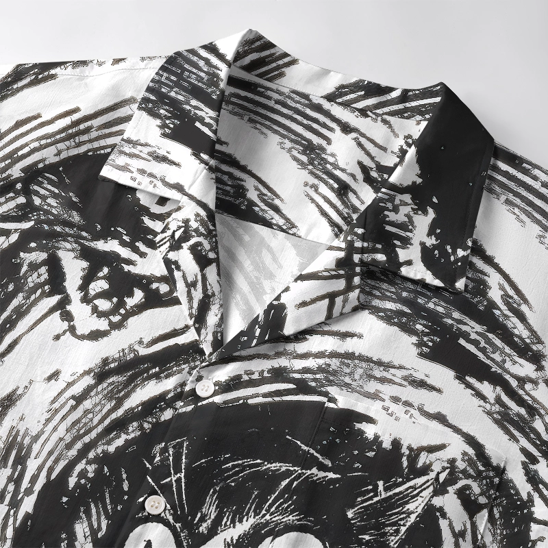 Tokyo-Tiger Cat In The Vortex Aloha Hawaiian Shirt