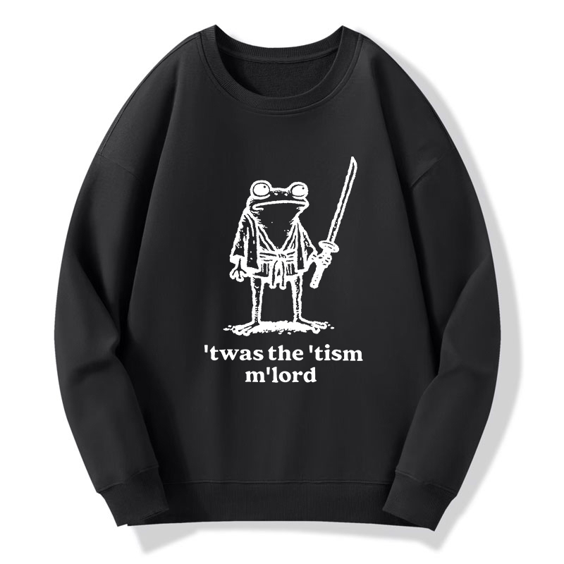 Tokyo-Tiger Focused Samurai Frog Classic Sweatshirt