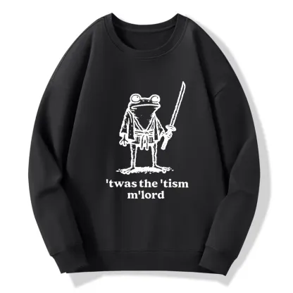 Tokyo-Tiger Focused Samurai Frog Classic Sweatshirt