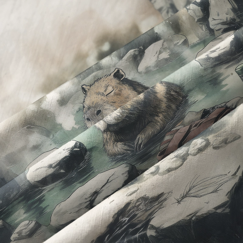 Tokyo-Tiger Capybara In Hot Springs Aloha Hawaiian Shirt