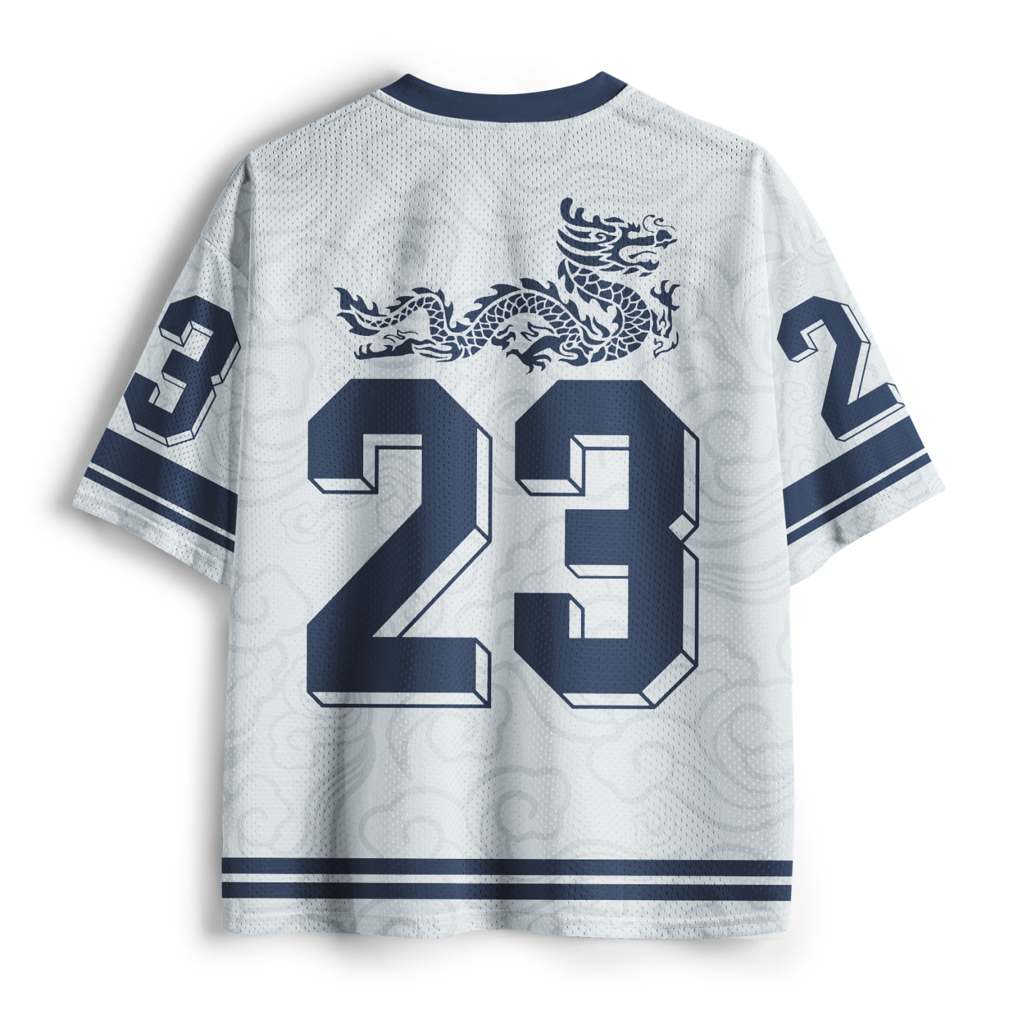Tokyo-Tiger Mythic Cobalt Dragon Mesh Jersey