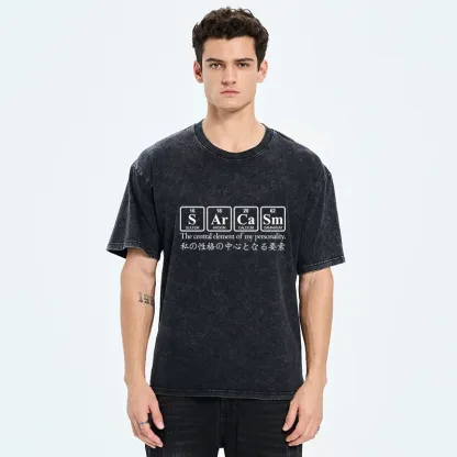 Tokyo-Tiger Sarcasm Funny Essential Washed T-Shirt