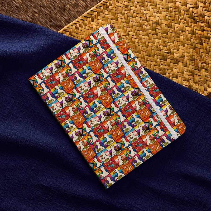 Tokyo-Tiger More Spaghetti Less Upsetti Goose Pride Notebook