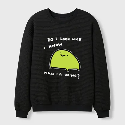 Tokyo-Tiger Foolish Frog Waffle Sweatshirt