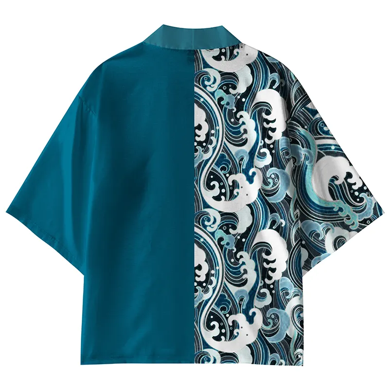 Tokyo-Tiger Seawaves Kimono Cardigan