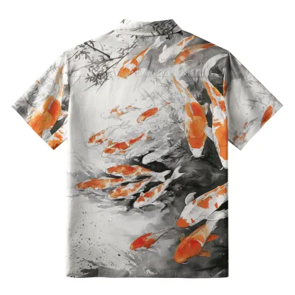 Tokyo-Tiger Dance Of The Koi Aloha Hawaiian Shirt