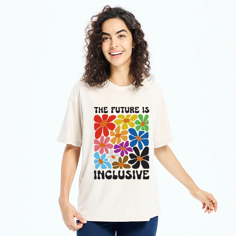 Tokyo-Tiger Inclusive World For Everyone Washed T-Shirt