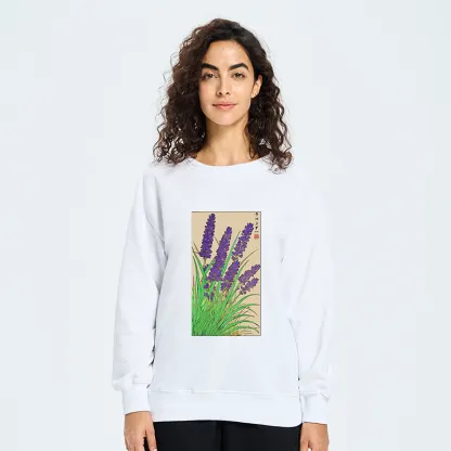 Tokyo-Tiger Japanese Lavender Classic Sweatshirt