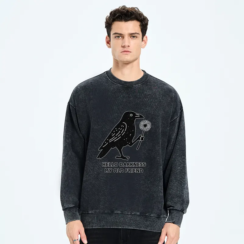 Tokyo-Tiger My Old Friend The Crow Washed Sweatshirt