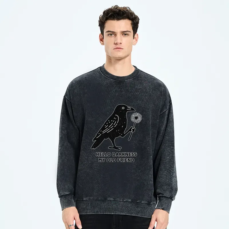 Tokyo-Tiger My Old Friend The Crow Washed Sweatshirt