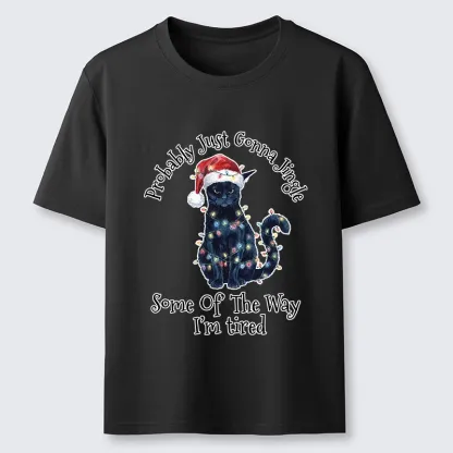 Tokyo-Tiger Tired Christmas Cat Meme Classic T-Shirt