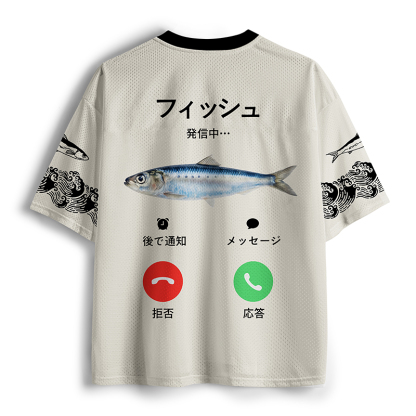Tokyo-Tiger Fih Is Calling Funny Mesh Jersey