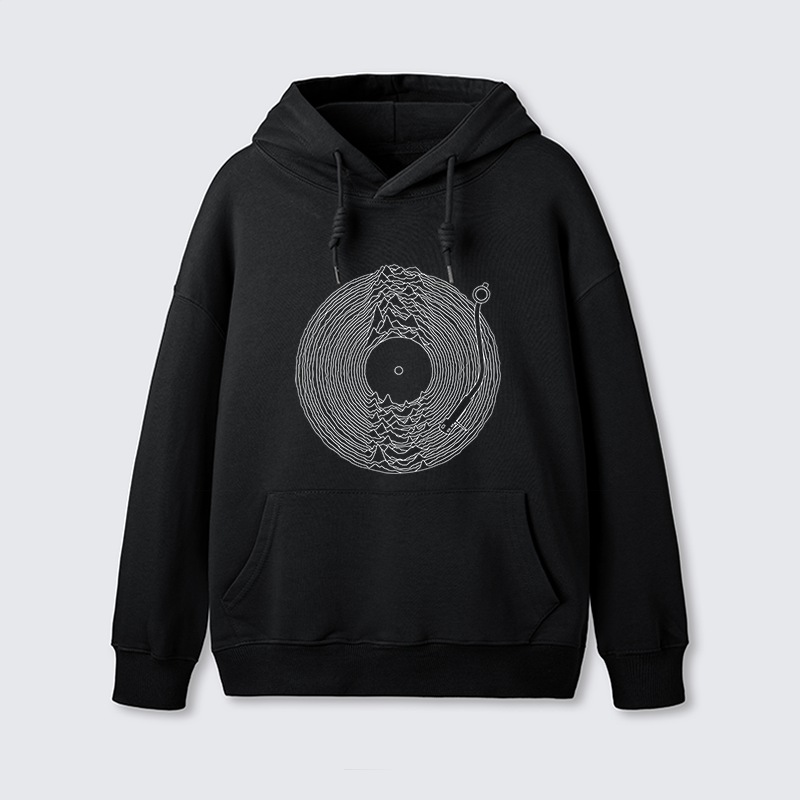 Tokyo-Tiger Record Player Japanese Classic Hoodie