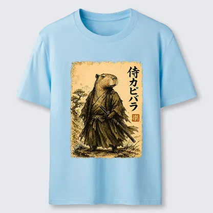 Tokyo-Tiger Japanese Samurai Capybara Classic T-Shirt