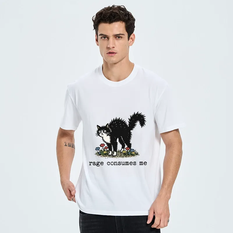 Tokyo-Tiger Angry Tuxedo Cat Classic T-Shirt