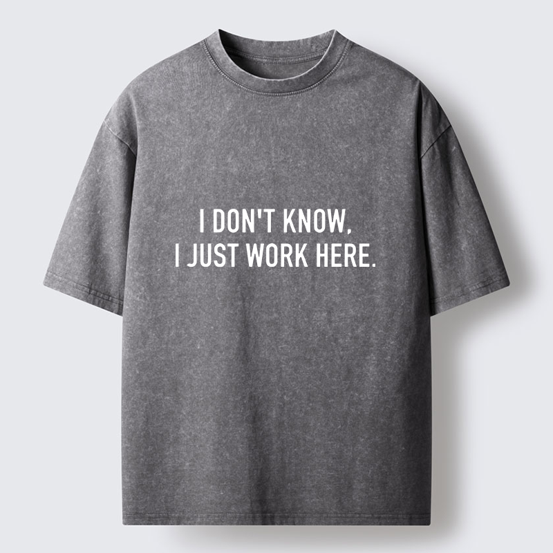 Tokyo-Tiger Work Life Mood Washed T-Shirt