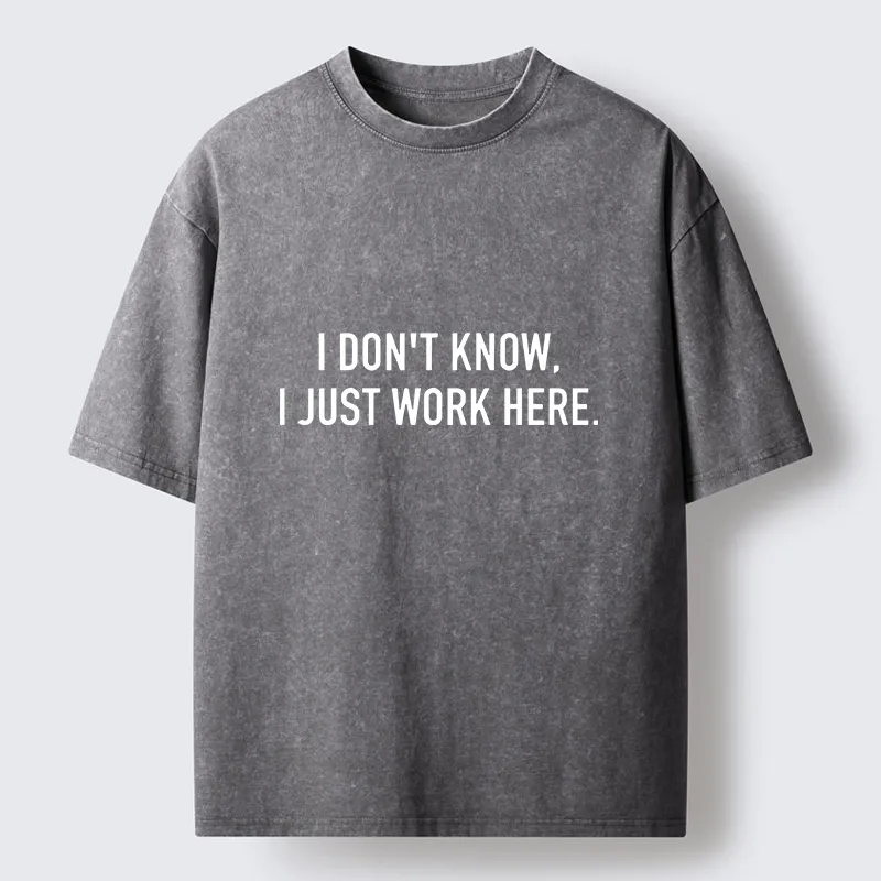 Tokyo‑Tiger Work Life Mood Washed T‑Shirt Sale