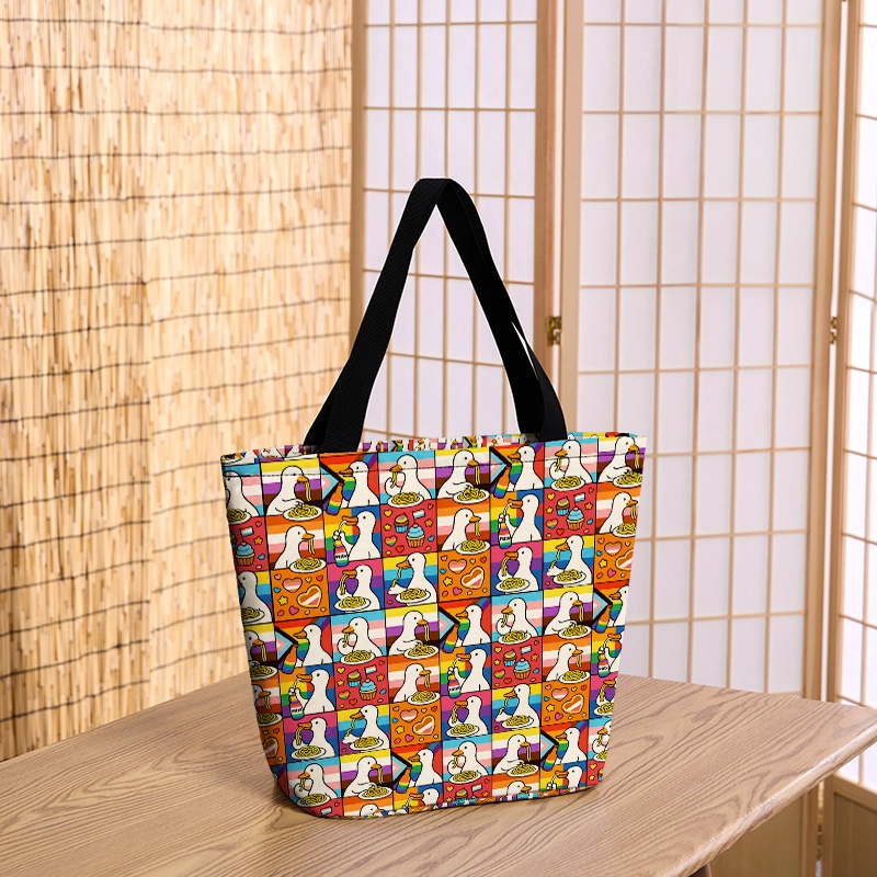 Tokyo-Tiger More Spaghetti Less Upsetti Goose Pride Zipper Tote Bag