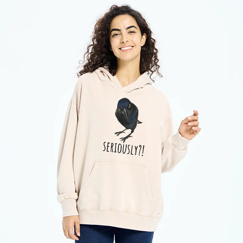 Tokyo-Tiger Raven's Question Washed Hoodie