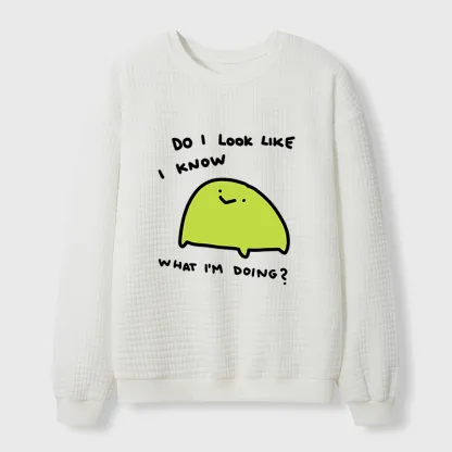 Tokyo-Tiger Foolish Frog Waffle Sweatshirt