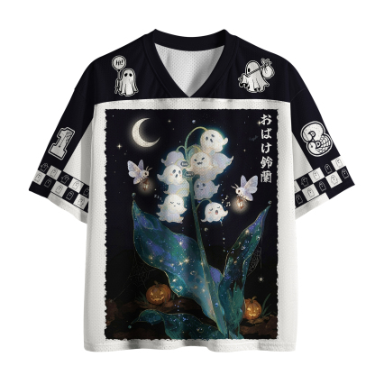 Tokyo-Tiger Ghost Lily Night Mesh Jersey