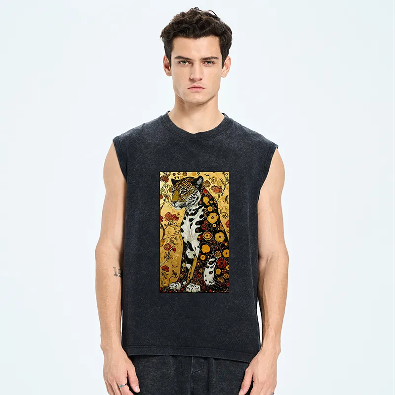 Tokyo-Tiger Magnificent Leopard Washed Tank