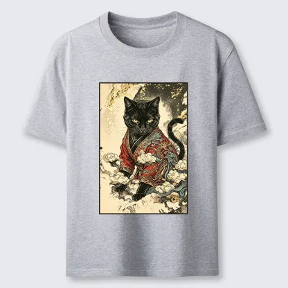 Tokyo-Tiger Traditional Robe Cat Art Classic T-Shirt