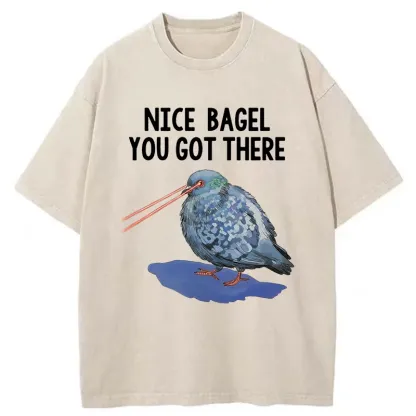 Tokyo-Tiger Laser Pigeon Washed T-Shirt