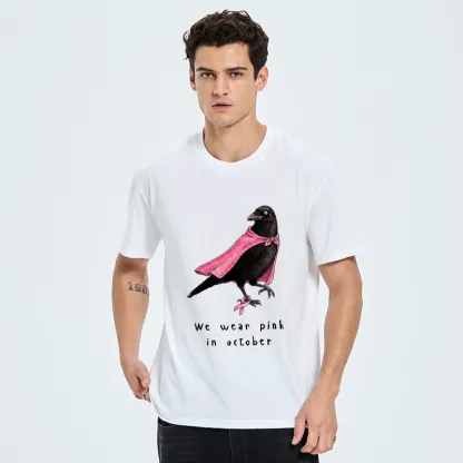 Tokyo-Tiger Pink Ribbon Raven Breast Cancer Awareness Classic T-Shirt