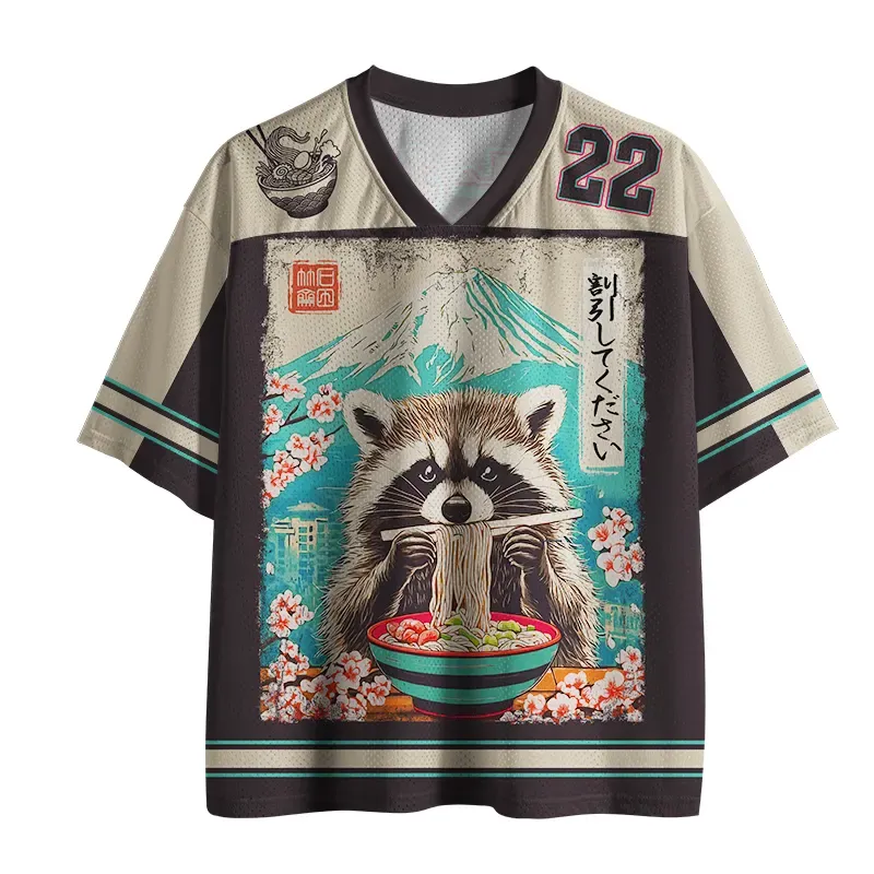 Tokyo-Tiger Please Give Raccoon A Discount Mesh Jersey