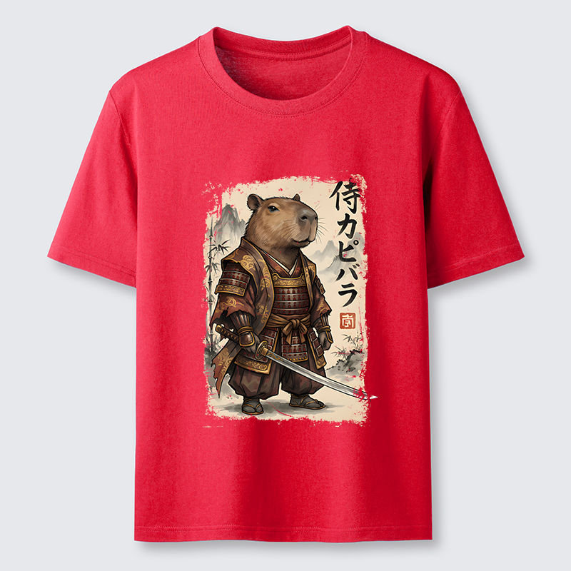 Tokyo-Tiger Samurai Capybara Classic T-Shirt