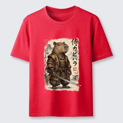 Tokyo-Tiger Samurai Capybara Classic T-Shirt