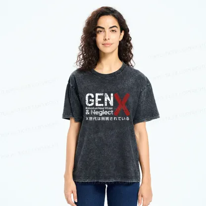 Tokyo-Tiger Neglected Generation X Washed T-Shirt