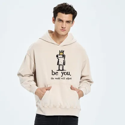 Tokyo-Tiger Crown Frog Stays True To Self Washed Hoodie