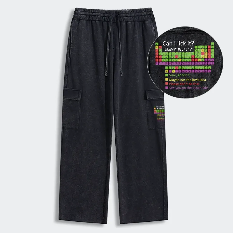 Tokyo-Tiger Can I Lick It Washed Utility Sweatpants