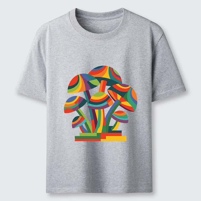 Tokyo-Tiger Colorful Mushroom Art Classic T-Shirt